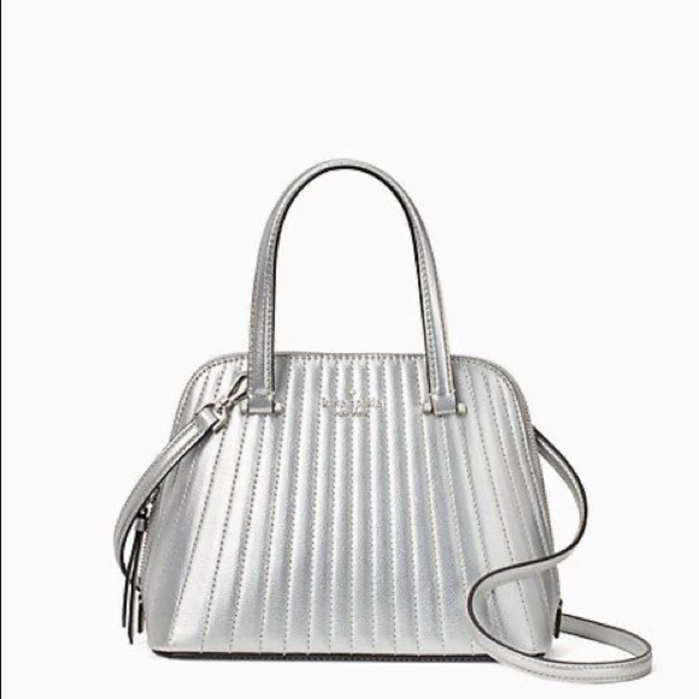 Kate Spade Silver small dome satchel